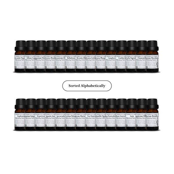 Homeopathic Kit of Polychrests Containing 28 Most Commonly Used Remedies in 30C Potency - 10ml Glass Container - Image 4